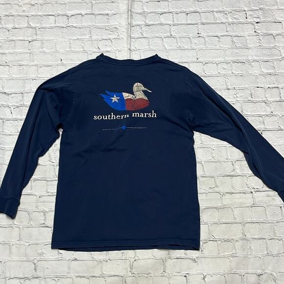 Southern Marsh Long Sleeve Top Texas M - Picture 1 of 4